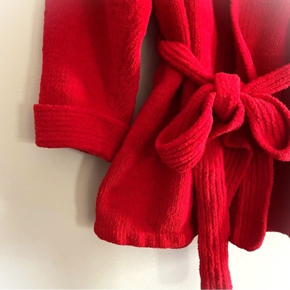 Victoria's Secret Plush Chenille Snowflake Robe Size XS/S - Picture 9 of 14